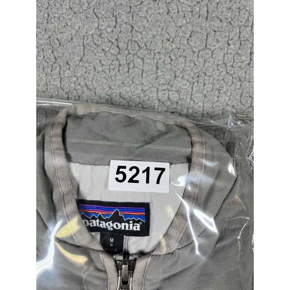 Patagonia Kids Nano Puff Insulated Jacket‎ Gray Size Medium 10 Full Zip Quilted
